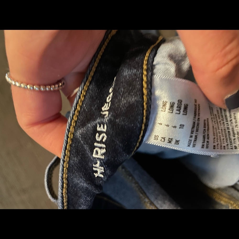 American eagle, dark wash, skinny jean/jegging